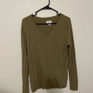 Croft & Barrow Beige Knit Top